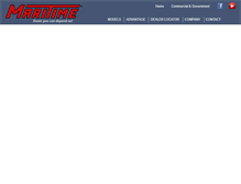 Tablet Screenshot of maritimeboats.com